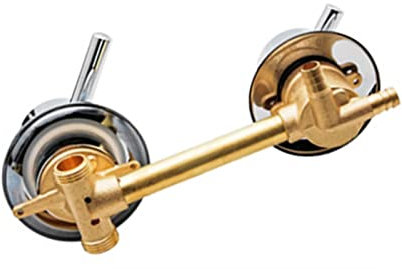 1/2/3/4/5 voies G1/2 Intubation Douche Froide et Eau Chaude Contrôle Robinets en Laiton Mitigeur Cabine Accessoires Vapeur Robinet inverseur, Cartouche en céramique, Double Poignée (B Intubation -2
