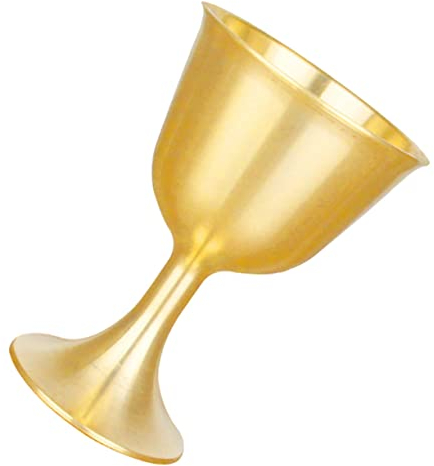 Alipis Soporte Metálico Caliz Comunion Cáliz Dorado De Vasos De Agua Comunes Metal Dorado Altar Hombres Casa Votiva De Suministros Clásico Medieval Copa Cáliz Caliz Religioso Plastico