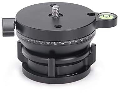 SUNWAYFOTO Tête de trépied panoramique LB-68R à 360° - Capacité de charge de 10 kg