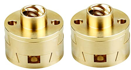 2-Pack POLISI3D Upgrade 2 in 1 T8 Oldham Kupplung Z Achse 8mm Gewindemutter kompatibel mit Voron BLV 3D Drucker und anderen 3D Druckern mit T8 8mm Gewindeschraube