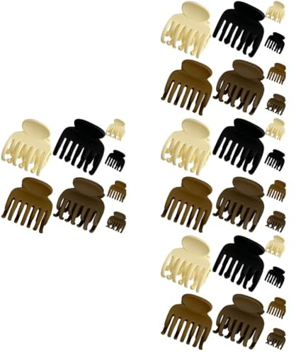 DOITOOL 32pezzi Fermagli Per Donna Clip Granchio Eleganti Colori Classici Accessori Per Per Occasioni Speciali e Uso Quotidiano