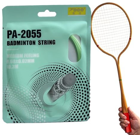 Badmintonsaite, hochelastische Badminton- und Tennisschläger-Saiten, 10 m professioneller Badminton-Fadendraht, Training Badmintonschlägersaite für Fitnessstudio, Sport, Training