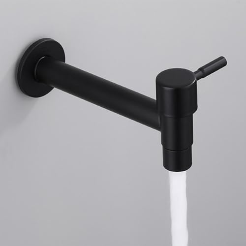 Kaltwasserhahn, Edelstahl, für den Außenbereich, Garten, langer Griff, Wandmontage, Küche, Badezimmer, Wasserhahn