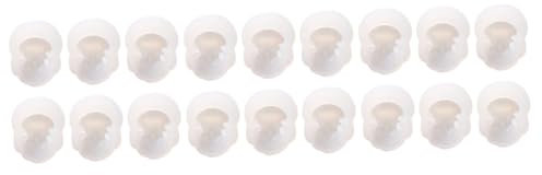 STOBOK 18stücke Teiliges Silikon Skull Kopf Gießform Epoxidharz Silikonformen Für Schmuckherstellung Flexibles Und Sicheres Material Für Kreative Bastelprojekte
