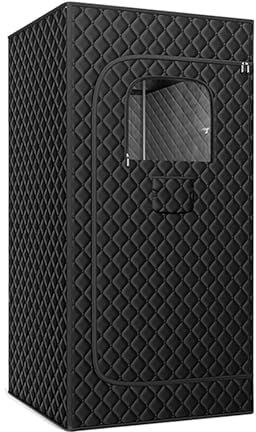 Carpa de Sauna Tienda De Campaña Personal For Sauna De Vapor Con Generador De Vapor, Kit De Relajación For Sauna Interior, Incluye Silla Plegable, Control Remoto, 9 Configuraciones De Temperatura, Col