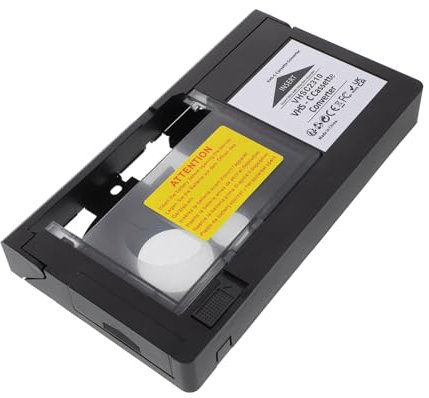 Hoement Vhs to Tape Converter Box Digital Converting Accessories for Camcorders Player Adapter for Tape Conversion Compact Lightweight
