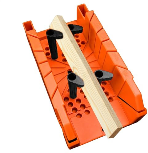 Scie à onglet – Boîte de rangement multifonction réglable à 45 degrés pour le travail du bois, menuisier