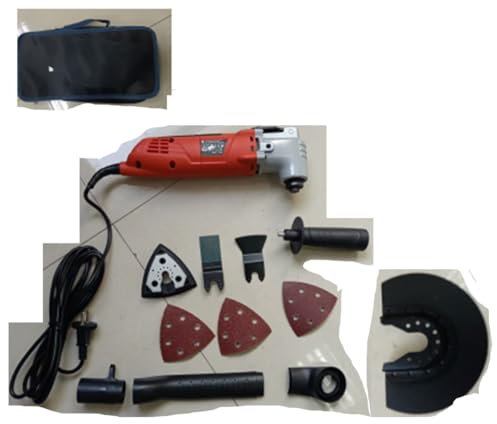 DEWINNER Utensile Multifunzione Oscillante, 300W Multiutensile Oscillante 15000-22000RPM, 28 Accessori, 6 Velocità Variabili, Angolo di Oscillazione 3°, Impugnatura Ausiliaria e borsa per il trasporto