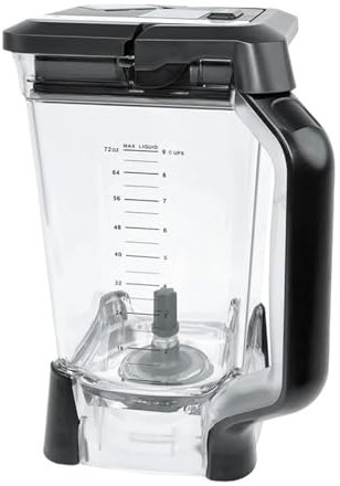 WVGFAUXA Vaso Accesorio For Licuadora, Compatible con Ninja 72 Oz, BL610, BL610BRN, BL610C, BL710WM, BL710WMC, CO610B, CO650B, CT610, CT610C, CT611CG.