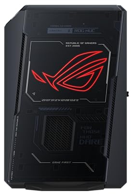 Mini PC para Juegos ROG NUC (2025) con CPU Intel Core Ultra 7 (Serie 2) ARL-HX, GPU móvil NVIDIA GeForce RTX 5060, RAM DDR5 de 32 GB, SSD NVMe de 1 TB, Thunderbolt 4, refrigeración de Triple
