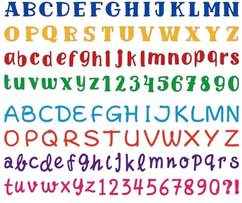 GLOBLELAND Metall-Stanzschablonen Set, handgeschriebene Buchstaben & Zahlen, Alphabet-Stanzformen für Papierprägung, Kartenbasteln, Scrapbooking und DIY Papierbastelarbeiten