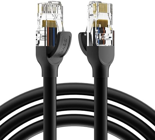 BENFEI Cable Ethernet Cat 6 6 Meter, 250MHz 10Gbps cable de red, RJ45 cable LAN para 10/100/1000/10000 Mbps red, Compatible con router, módem, consola de juegos, dispositivos de transmisión