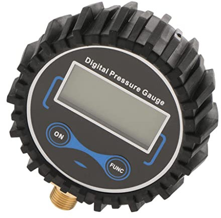 Inflador De Neumáticos Digital Con Manómetro De Aire Manguera De Goma Para Compresores De Aire E Infladores - 200PSI