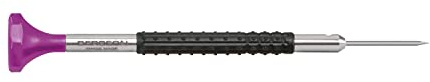 Bergeon 6899- Schraubendreher, ergonomisch, Edelstahl und Delrin-Kunststoff, drehbarer Achtkant-Kopf, Uhrmacherwerkzeug, Größe:1.6 mm, Farbe:Violett