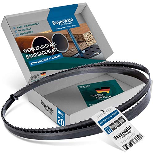 Bayerwald - Lama per sega a nastro in acciaio, 2230 x 16 x 0,5 x 4, legno, metalli non ferrosi, plastica, lamiera sottile per sega a nastro, adatta per Metabo, Magnum e molto altro ancora.