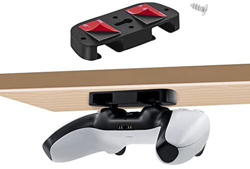 Tolesum Joystick-Halterung für PS5 und PS4, horizontal, Ständer für Tischspiel-Controller und Aufbewahrungsregal mit Klebeband