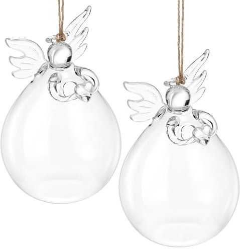 Luxshiny 2pièces Vase Verre Créatif Récipient à Fleurs Élégant pour Décoration De Bureau Maison Et Étagères pour Fleurs Fraîches Et Séchées Hauteur