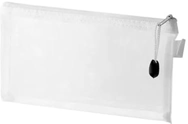 Zip Beutel Klein A4/A5/A6 Netz-Reißverschlusstasche, Dokumententasche, staubdicht, mit Reißverschluss, Aktenordner, Schule, Bürobedarf, Federmäppchen, Kosmetik-Make-up-Taschen(Large A4)