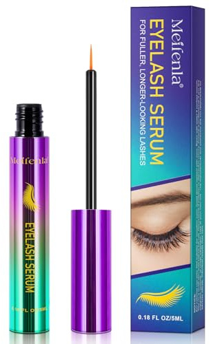 Eyelash Growth Serum, Eyelash Serum For Growth And Thickness, Eyelash Serum, eyelash serum Enhancer, Lash Serum Boosts Lash & Eyebrow Longer, Fuller, Stronger, No Irritation, Natural Mild Formula 5ml