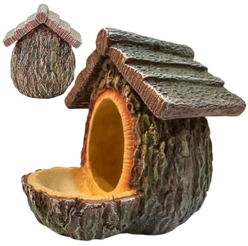Vogelfutterhaus für Zuhause – Ständer für Nistkasten mit offenem Design – großes dekoratives Vogelfutterhaus, für Beobachtung und Ansicht von Eichhörnchen und vom Fenster bis L