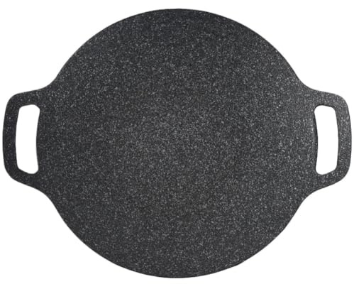 Sosoport Sartén para Asar Parrilla Antiadherente de Aleación de Aluminio Diseño Compacto Adecuado para Barbacoa Casera y Cocina al Aire Libre