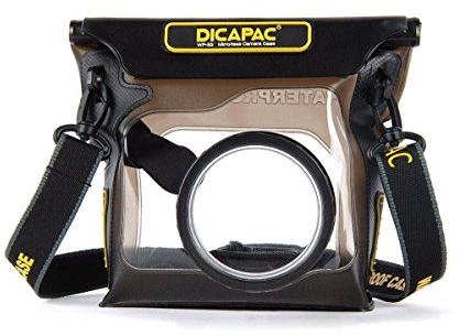 DiCAPac WP-S3 waterproof Case for Hybrid mirrorless and DSLM cameras with interchangeable lenses like SONY NEX etc.