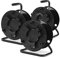 Avvolgicavoronomico SET 3 pezzi - Per circa 80-100 metri di cavo microfonico ciascuno - Nero