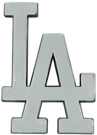 FANMATS 26622 Los Angeles Dodgers 3D Chrome Metal Auto Emblem