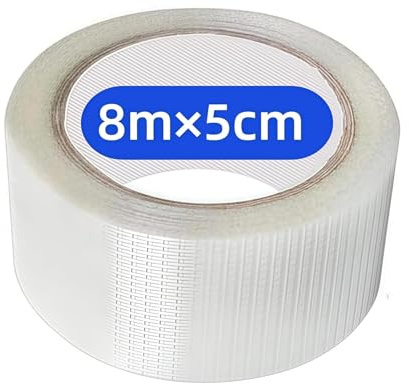 Loopunk Wasserdichtes & UV-beständiges Zelt Reparaturband (5cm x 8m) – Strapazierfähiges Klebeband für Pavillon, Nylon und Planen | Outdoor-Reparaturset für Zelte, Markisen und Camping-Ausrüstung
