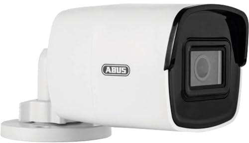 ABUS TVIP68511 Performence Line - Telecamera di sorveglianza IP professionale PoE, 8MPx Mini Tube Camera QHD 24/7, protezione microSD
