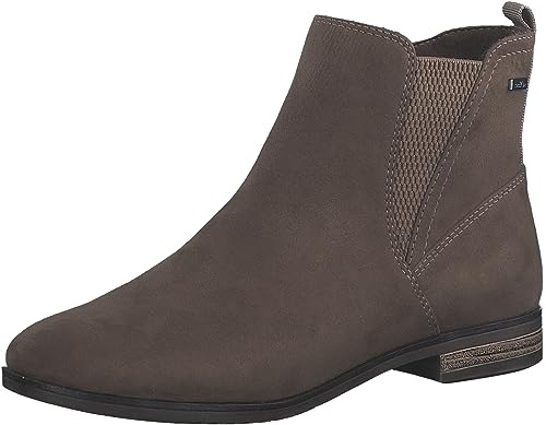 s.Oliver Damen Chelsea Boots zum Schlupfen Elegant, Braun (Pepper), 36 EU