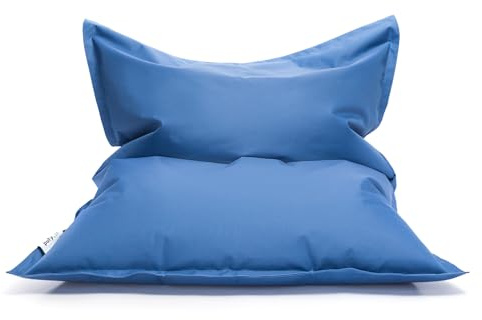 Ecopuf Sittsäck Pillow M – 170x135 cm – vattenavvisande och rivsäker – sittsäck för barn och vuxna – för inomhus och utomhus – med EPS-fyllning