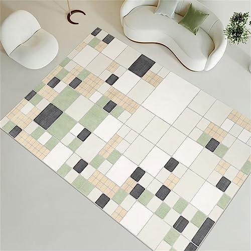 DJHWWD Wohnzimmer teppichboden Teppich auslegeware Schlafzimmer-Rechteck-Teppich, Esszimmer-Teppich, Wohnzimmer-Teppich, rutschfest deko terasse Teppich kuschelig 80X160cm