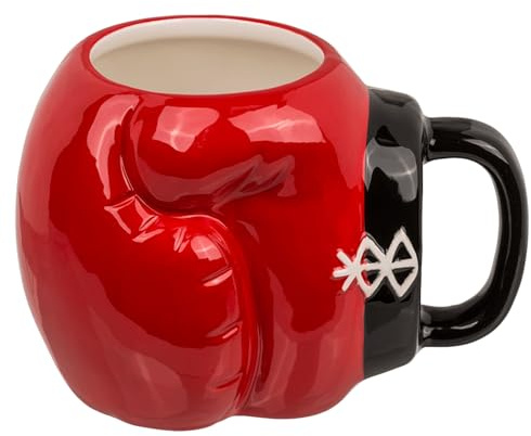 TIENDA EURASIA - Tazas Originales para Regalar | Taza Desayuno de Café | Material de Cerámica | Diseño Original y Divertido | Medida 16 x 12 cm Aprox | (Guante de Boxeo)
