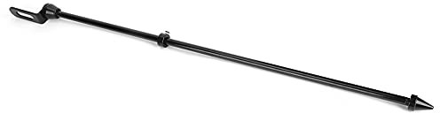 Motorcycle Flagpole Universal Motorcycle Auto Flagpole Rear Luggage Rack Mount Flag Pole Accessory Motorcycle Flag Pole 1 Pack Motorcycle Flag Pole (Black)