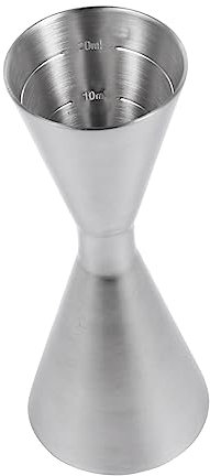 Alipis Verre Doseur Double Jigger INOX 304 Acier Inoxydable 30/60 ML Multifonction pour Barman Cocktail Vin Professionnel Maison