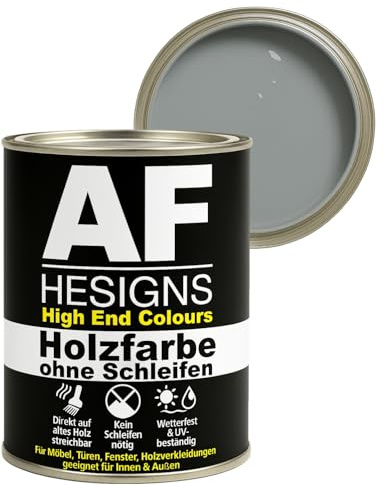 Alex Flittner Designs Möbelfarbe ohne Schleifen Urban Mist 750 ml | Kein Schleifen nötig - Direkte Anwendung auf alten Anstrichen, Holz, MDF oder lackierten Oberflächen - spart Zeit & Arbeit.