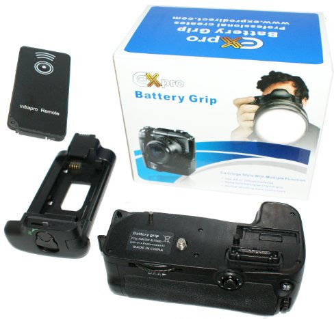 Ex-Pro® Power Grip Nikon MB-D11 (EN-EL15/EN-EL15a) Series for Nikon D7000, with Infrared remote