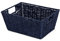 Compactor Etna Cesto Rettangolare in Carta Intrecciata a Mano, Blu Marino, 31 x 24 x H. 14 cm, RAN6541