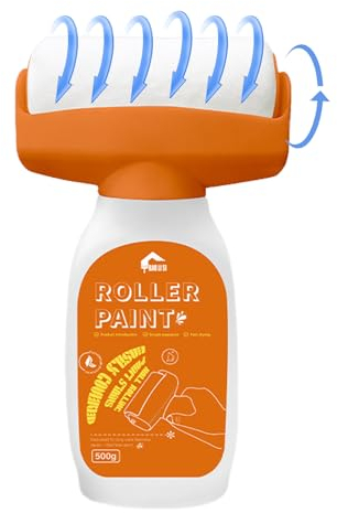 Farbwalzen zum Streichen von Wänden – Wandreparaturwerkzeug schnell trocknend kleine Walze Farbe – kleine Walze Malwerkzeug, leistungsstarkes wiederverwendbares Wandfarben-Reparaturwerkzeug für