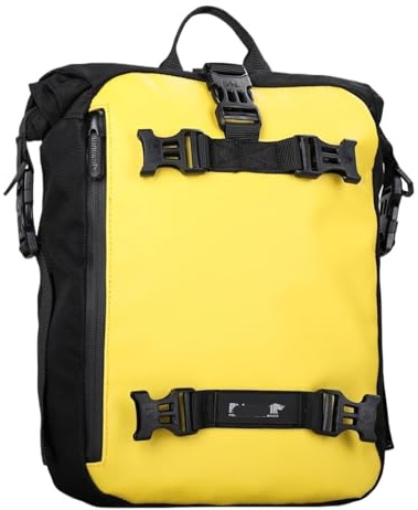 Borsa Da Sella Pieghevole, Borsa Per Sedile Posteriore, 10L/20L/30L, Borsa Laterale Per Motore, Zaino Portabagagli Con Borsa Interna Antipioggia(10L-yellow)