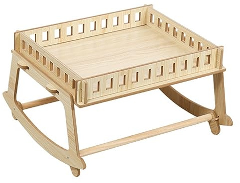 KFGISD, Sedia a Dondolo Wood Fancy, Amaca 2 in 1, Sedia e Amaca, Regalo for Gatti di Piccola e Media Taglia.,Lettino per Gatti