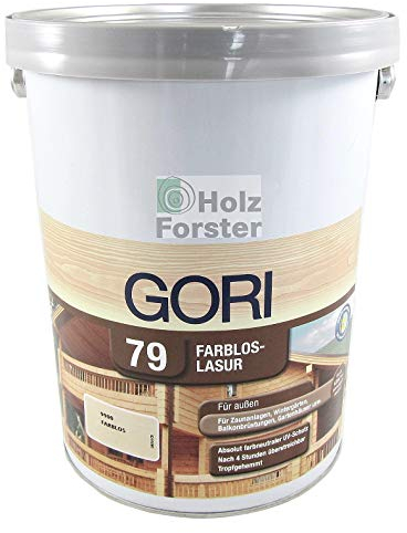 GORI Dyrup 79 Holzlasur Farblos 9900 mit UV-Schutz, 5,00 Liter
