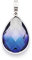 JEWELS BY LEONARDO Anhänger Clip & Mix Petrona • Ketten-Anhänger aus silberfarbenem Edelstahl • facettierter Glasstein in Tropfenform • Clip M (4,8 mm Ø) • Schmuck Geschenk für Frauen • 019748