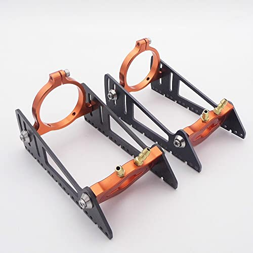 PRODCA Spielzeugzubehör 1 Stück bürstenlose Motorhalterung 105 mm x 57 mm 36 mm 40 mm Halterung Sitz kompatibel mit 3660 3682 4074 4082 4092 RC Boot Speed MONO Oral VEE Katamaran (Farbe: B40