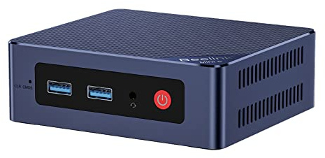 Beelink Mini PC, 12. Gen Intel Alder Lake-N95 Prozessor (bis zu 3.40GHz), MINI-S12 Windows 11 Home Mini Computer, 16GB RAM 500GB SSD Business Mini Desktop PC, Dual HDMI/WiFi 5/BT 4.2/RJ45 2.5G