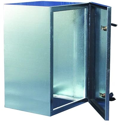 Cassetta tenuta stagna in lamiera zincata per contatore gas h60 l40 p25