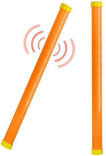 NOVELTY PLACE 16 Groan Tube Noise Makers 2 Pack - Funny Party Noisemaker for Kids and Adults - Party Favor Sound Tubes Toys - Orange