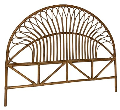 sweeek - Testiera in rattan scuro. L 160 x P3 x H130 cm
