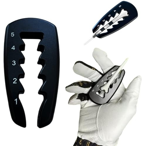 YEZIDE Golf Tee höjdverktyg, precisionsjusterbar golf tee höjdinställning, golfträningshjälp för konsekventa gungor tillbehör